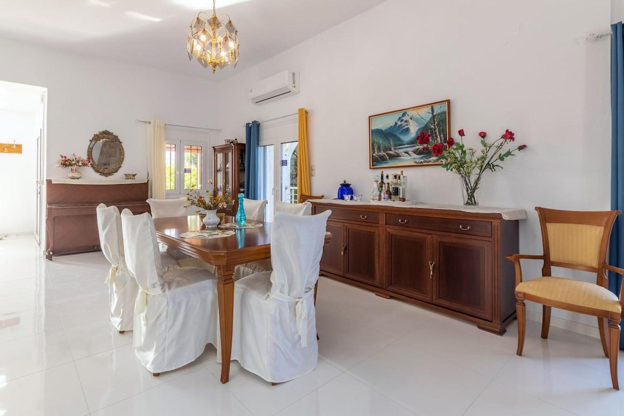 Amazing Villa Chrysanthi With Private Pool In Heraklion Epano Vathia Exterior foto